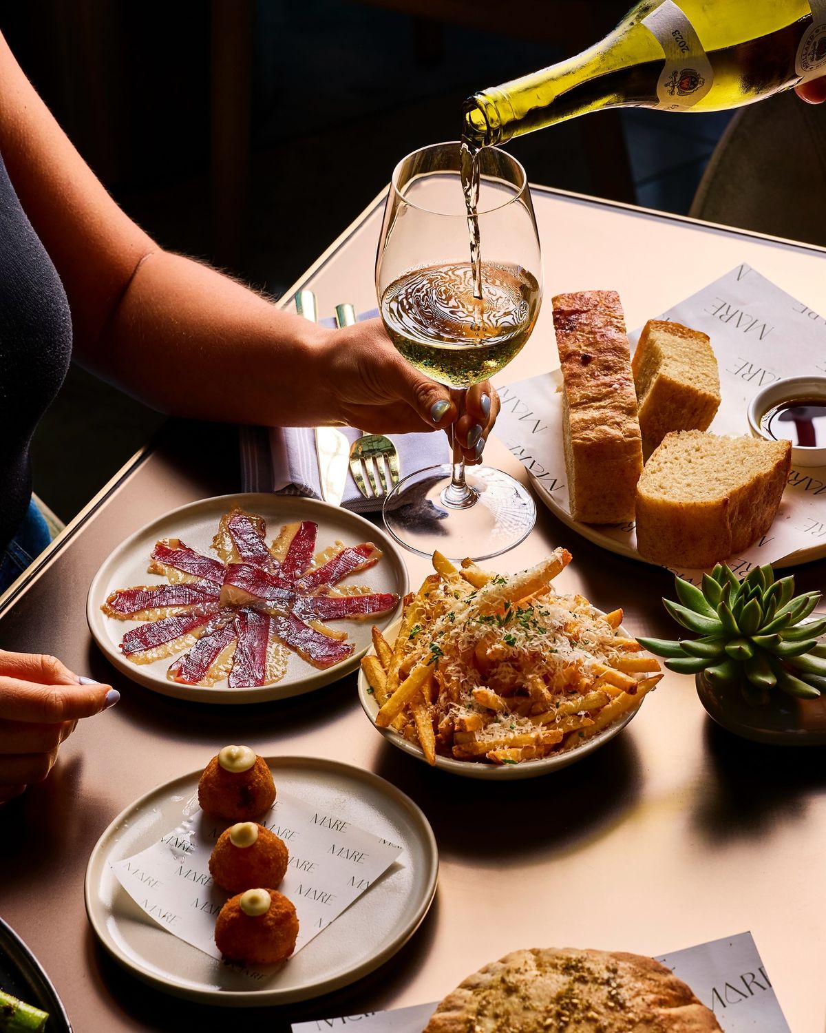Tablée conviviale au Trappeur